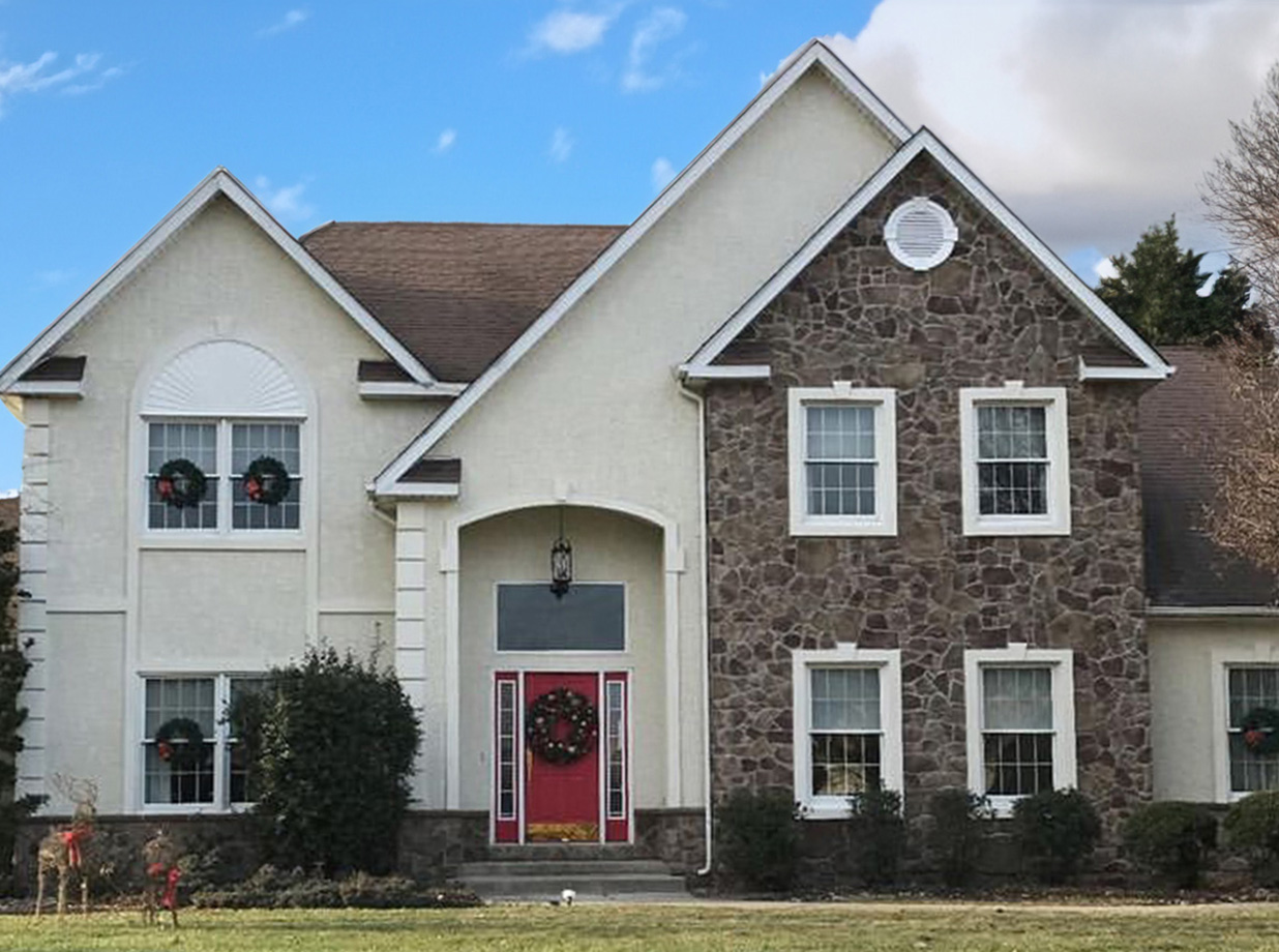 Stucco Stone Remediation Delaware fixing window leaks and installing kick outs and stucco trim