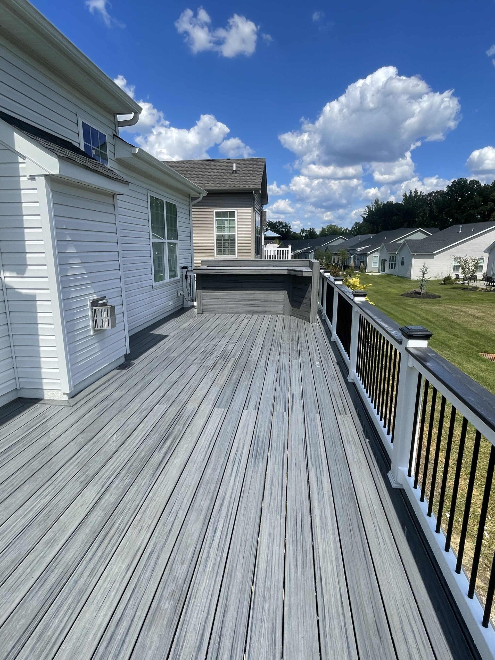 Custom Trex Deck Pebble Grey Guzzo Homes