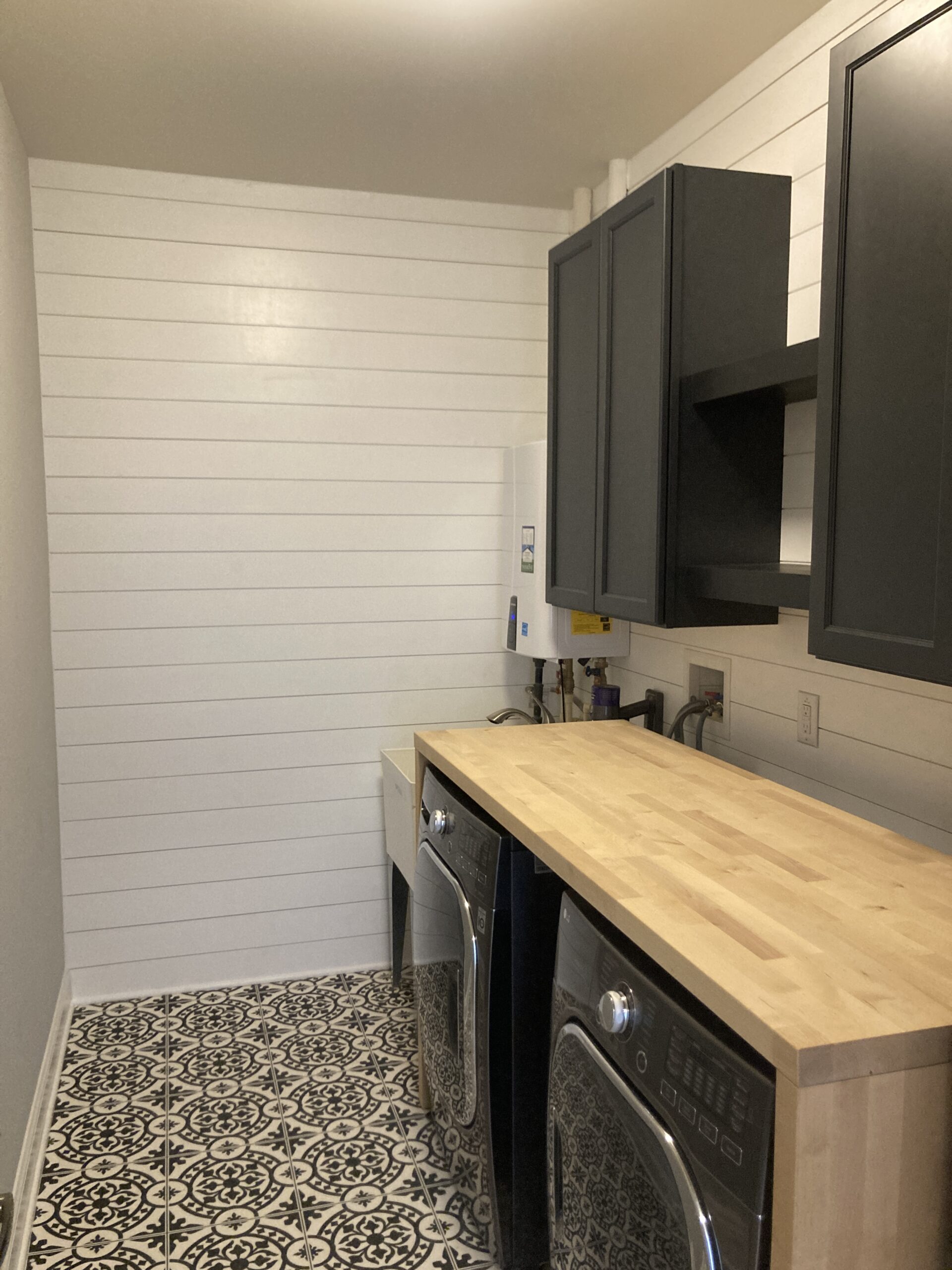 Ship Lap Laundry Room Mantua, NJ 08080 Butch Block Countertop